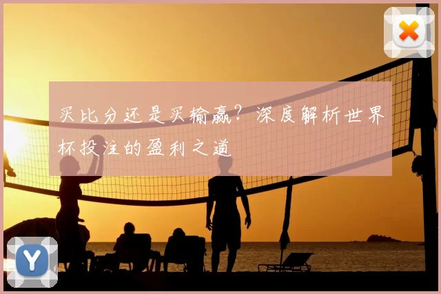 买比分还是买输赢?深度解析世界杯投注的盈利之道